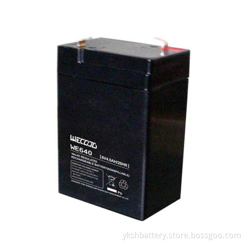 WE640 lead acid batteries for UPS